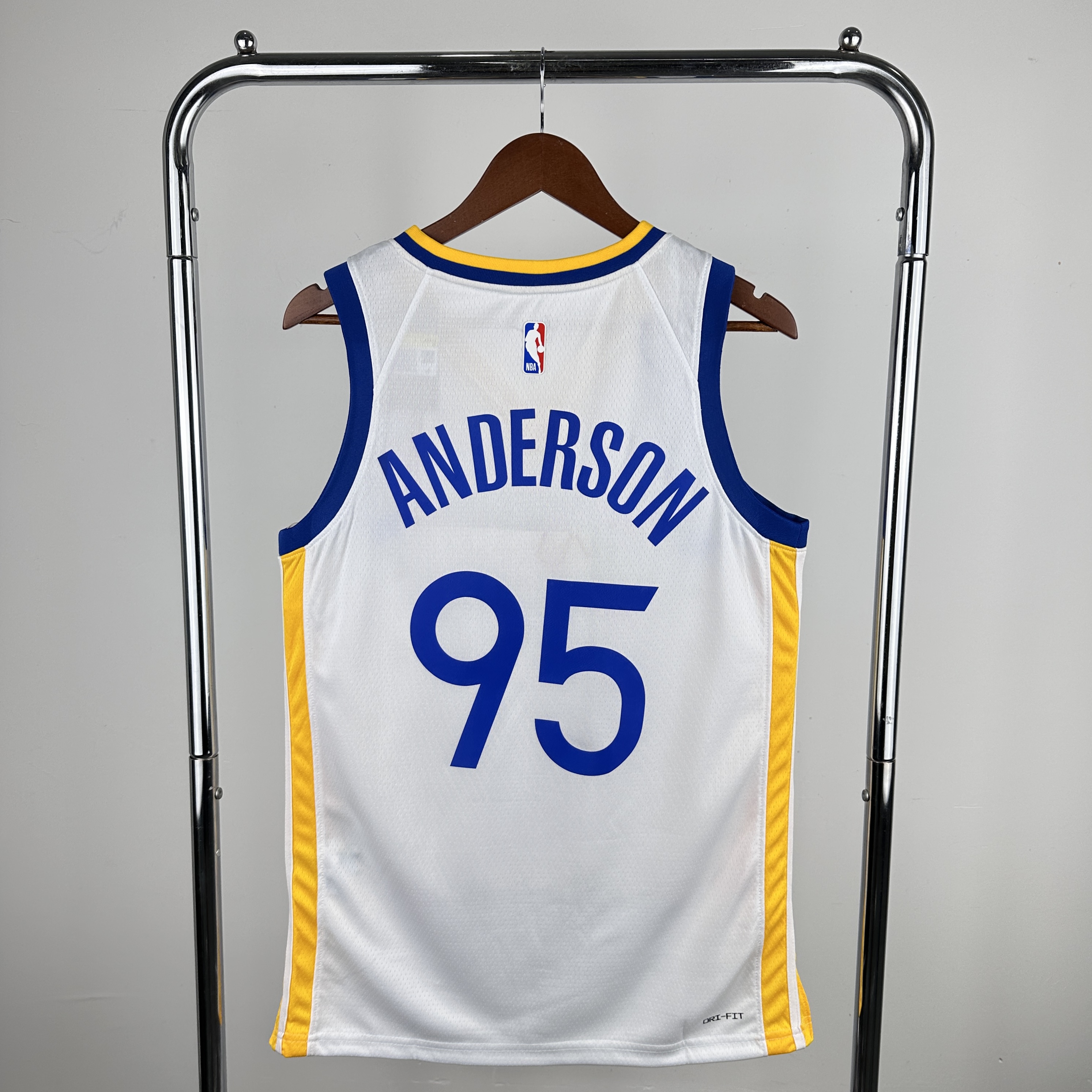 Men Golden State Warriors #95 Anderson White Nike 2024 NBA Jersey->milwaukee bucks->NBA Jersey